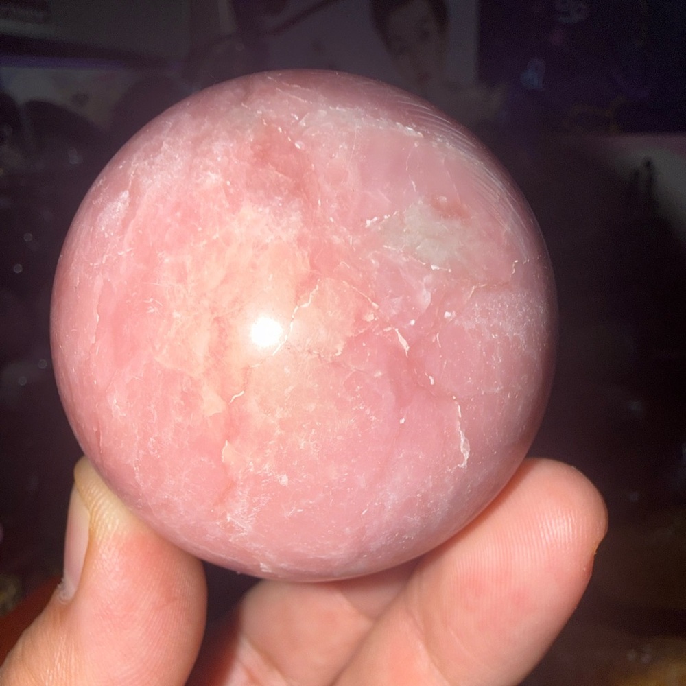 Pink Opal Sphere - Picture 5 of 5
